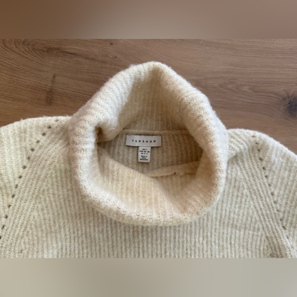 Topshop Ivory Sweater Size S - Picture 4 of 5